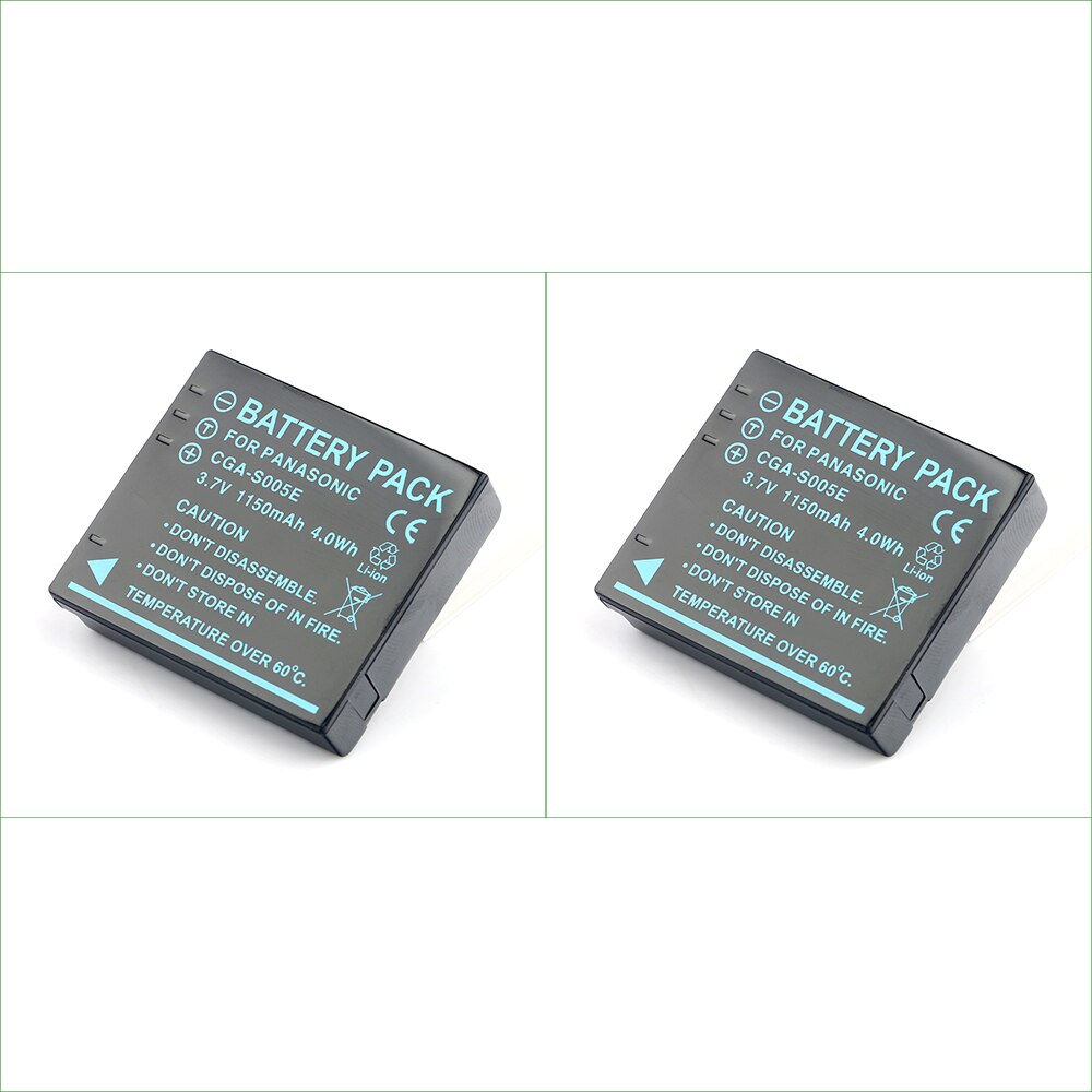 DB-60 DB-65 BJ-6 Digital Camera Battery for Ricoh Caplio R3 R30 R4 R40 R5 G600 G700 G800 GX200 GX100 WG-M1 GR Digital II III IV: 2PC Battery