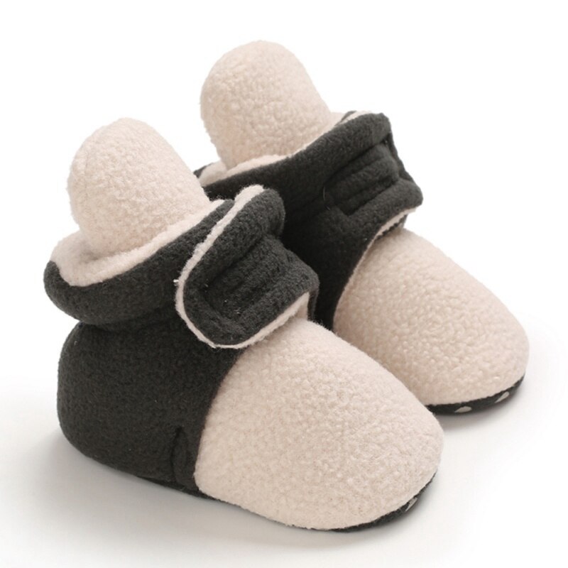 Bébé garçon fille automne berceau chaussures chaudes bébé bambin chaussures fond souple bébé chaussures Frist chaussures de marche: C / 0-6 mois