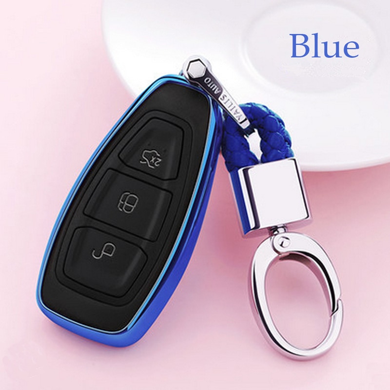 Ford Focus Mondeo-porte-clés de voiture | Doux, en TPU, pour accessoires de voiture, porte-clés de style intérieur de voiture