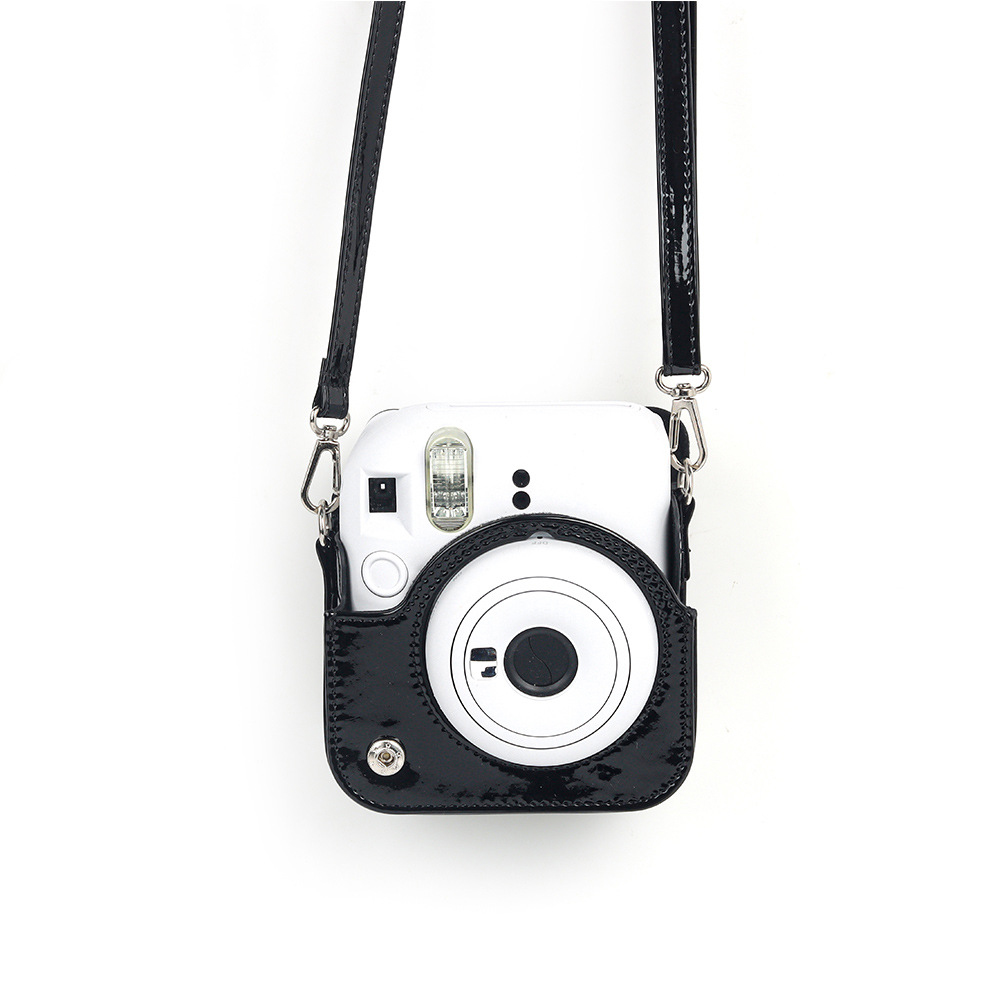 Pokrowiec na aparat do Instax Mini 12 PU skórzany pokrowiec na aparat torba na ramię aparatu akcesoria ochronne