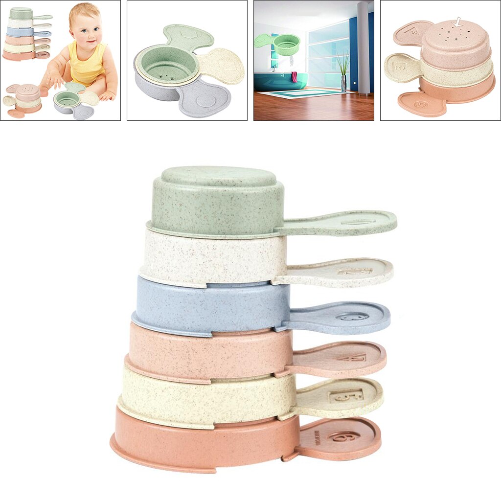 Stacking Cups Baby Building Stack Up Cups Water & Sand Party Activity Toys