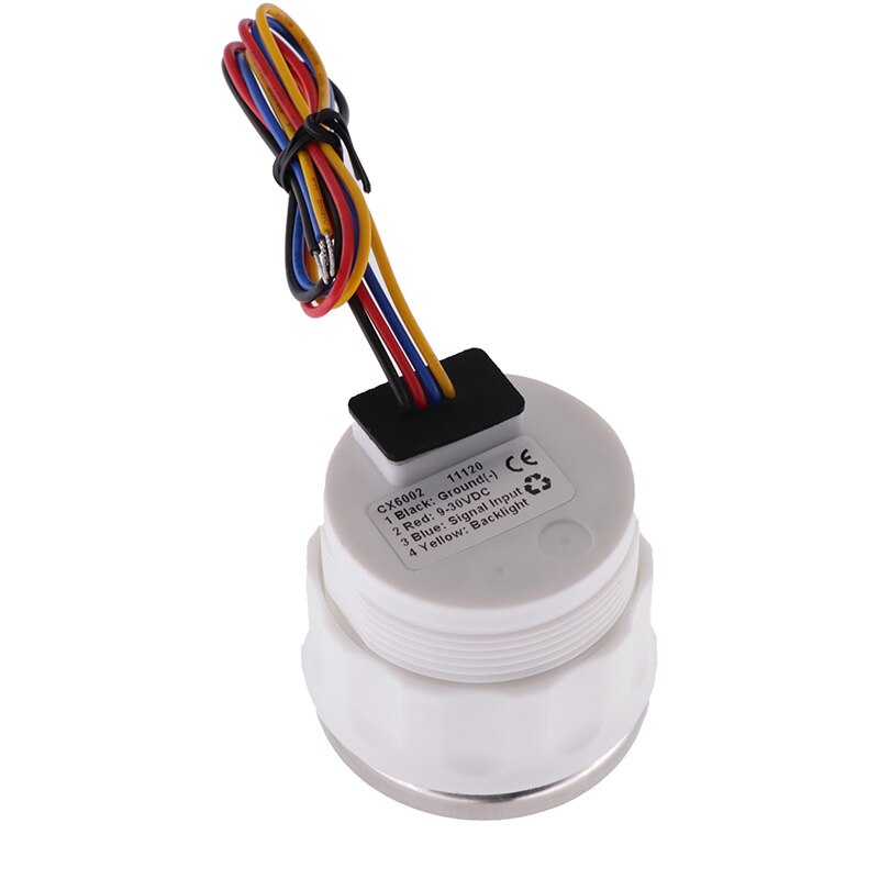 Stainless Steel 52mm Fuel Level Meter With Alarm And 200 250 300 350 450 mm Sensors Water Level Gauge Fit For 0~190 / 240~33 ohm