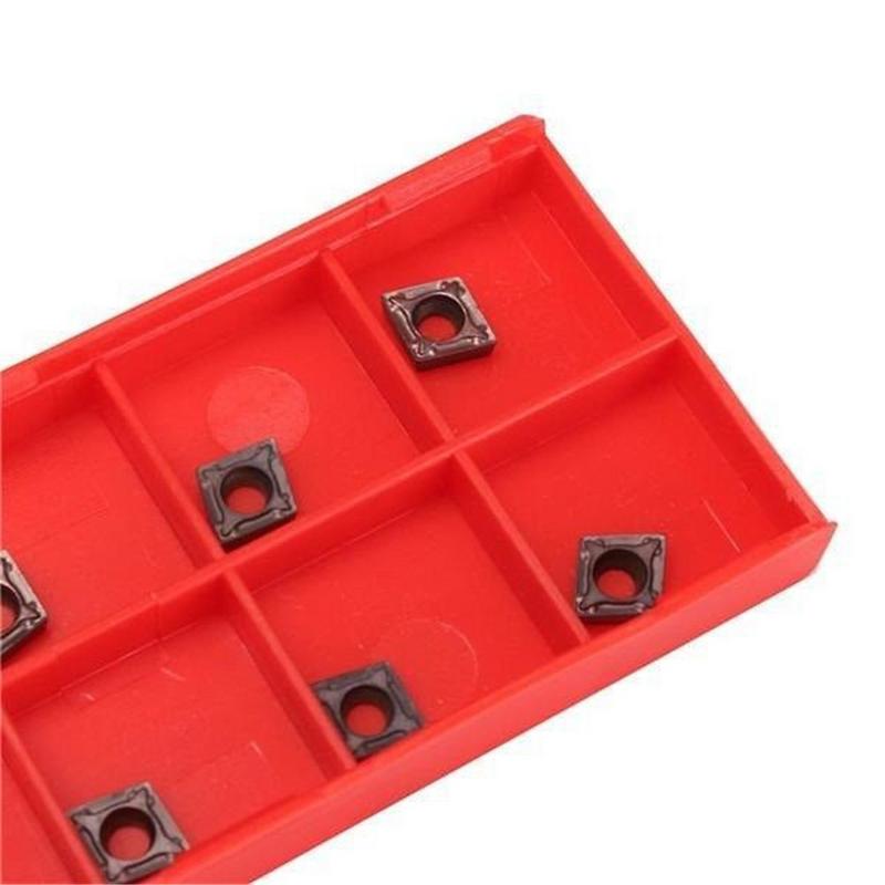 10PCS CCMT060204 Carbide Inserts CCMT0602 For Lathe Turning Tool Holder