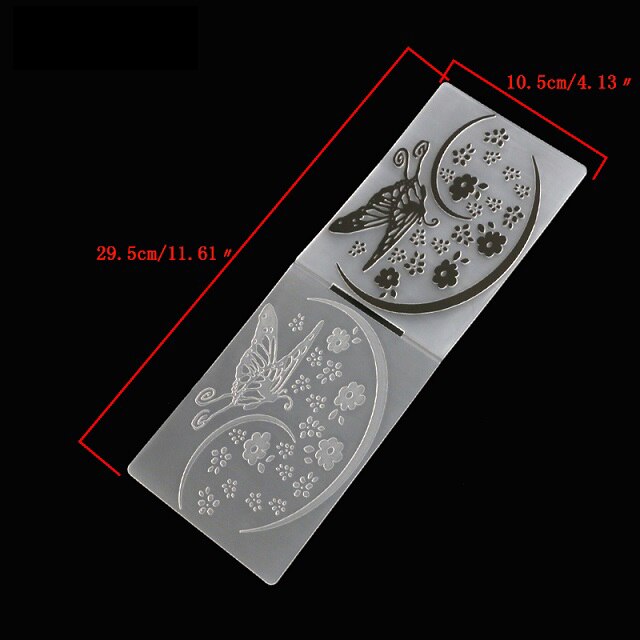1 Plantilla de plástico en relieve para manualidades, confección de tarjetas, papel 3D DIY, Tarjeta para álbum de fotos, decoración de boda, álbum de recortes, carpeta en relieve
