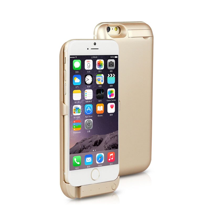 4200mAh Backup External Battery Charger Case For iPhone 5 S 5S SE Powerbank Charging Case Cover For iPhone 5 5S SE Battery Case: Gold