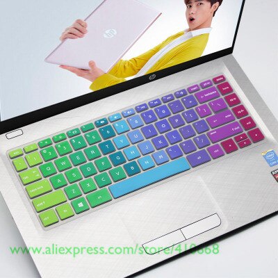 Silicone Toetsenbord Cover Skin Voor HP 14q-by001AX by002AX bu001TU bu001TX bu003TX bu101TX bu102TX 245 G6 245 G7 246 G6: Color 3
