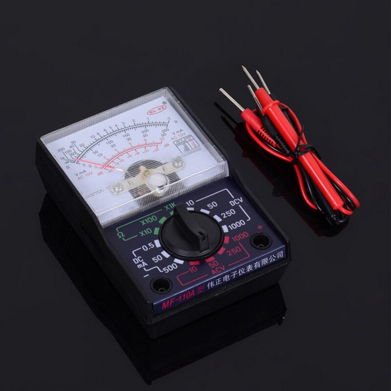 Multimeter Elektrische Ac/Dc Ohm Voltmeter Ampèremeter Multimeter Multi Tester MF-110A