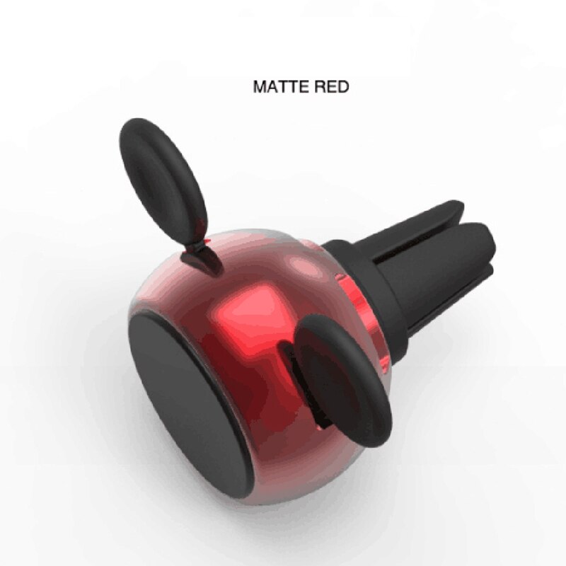 Draagbare digitale lcd-klok voor in de auto, temperatuurweergave, elektronische klok, thermometer, aromatherapie, auto-accessoires, rood