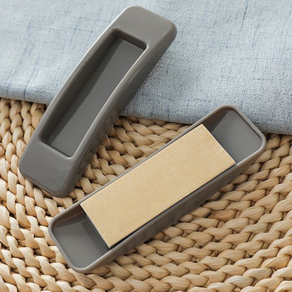 2pcs/set Self-adhesive Plastic Sliding Door Pull Window Handle Cupboard Cabinet Kitchen Drawer Knobs
