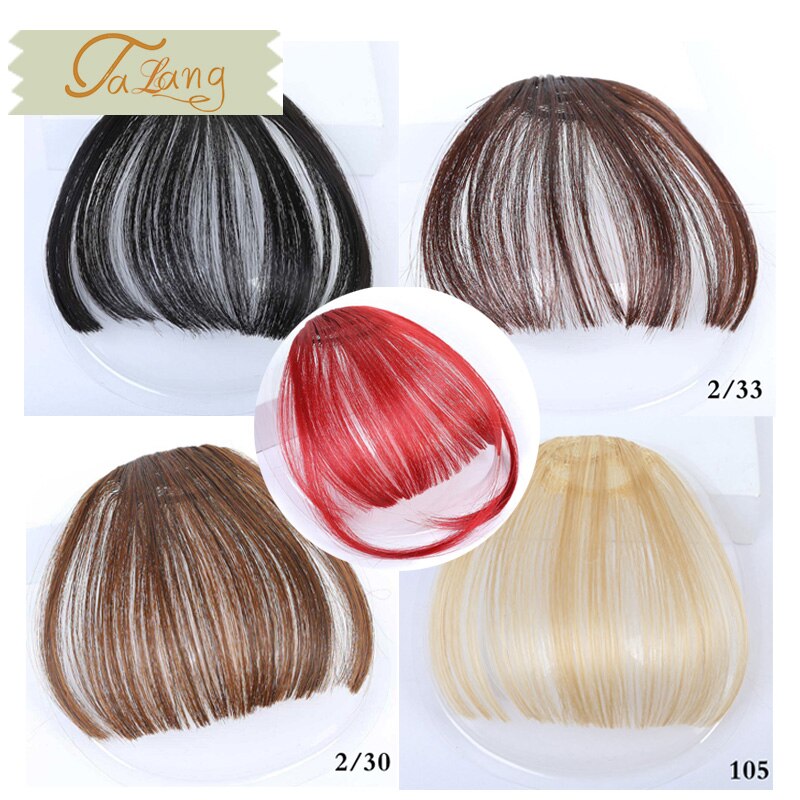 TALANG Pony Weiche Und Leichte Haar Pony Hohe Temperatur Chemische Faser 11 Farben Für Chooes