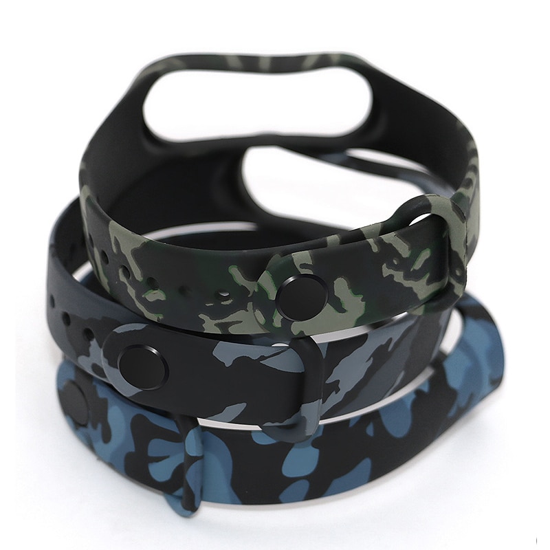 1pc Camouflage für mi Band 4 Strap-Armband Ersatz Teil Smart Uhr Handgelenk Gurt für Xiao mi Armband Smart zubehör