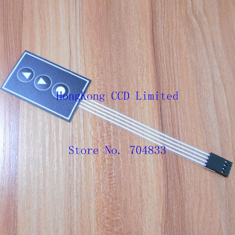 1x3 Matrix Array membrane switch keyboard 1 * 3 keys