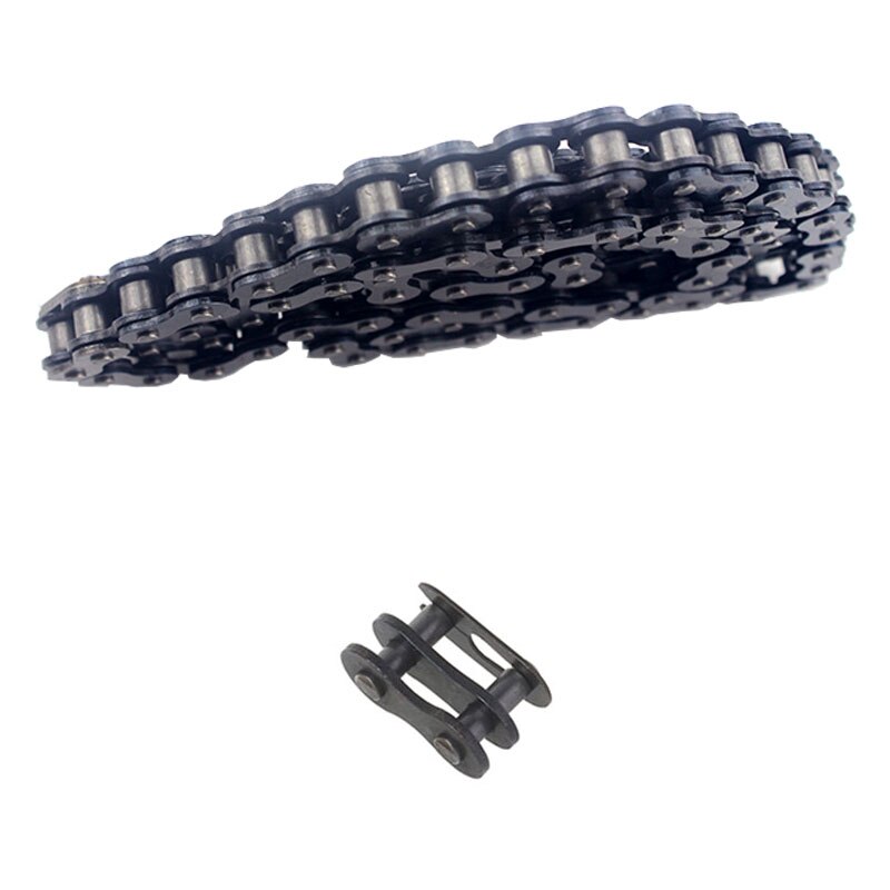 420 132 Link Chain Voor 110cc 125cc Dirt Pit Bike Atv Quad Go Kart Scooter Mini Bike Met Ketting Breaker 420-530 Dirt Bike