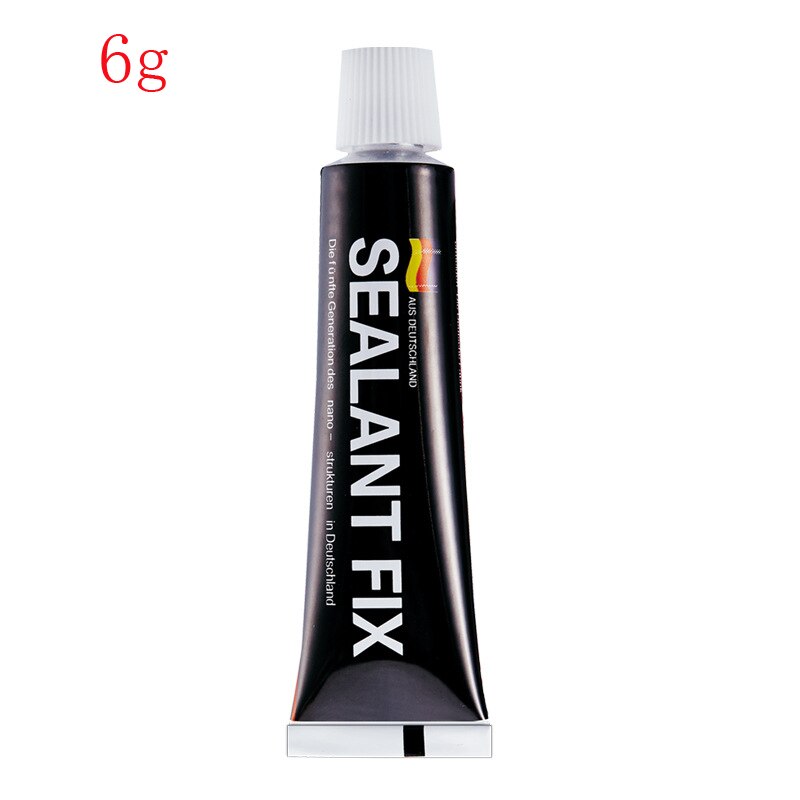 Glass Glue Polymer Metal Adhesive Sealant Fix Quick Drying Waterproof Home Kitchen Invisible Wall Mount Silicone Sealant: 6g