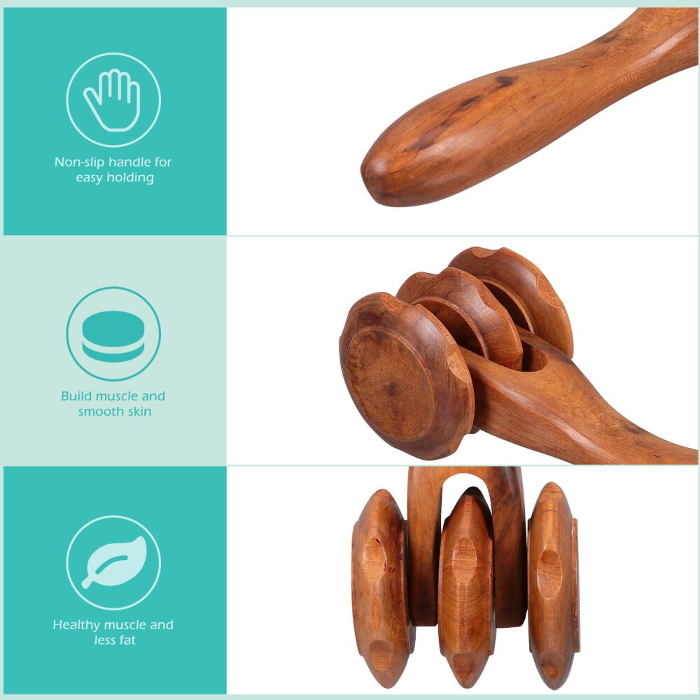 Planche à gratter en bois, plaque de raclage créative pour le cou arrière, outil de raclage du corps