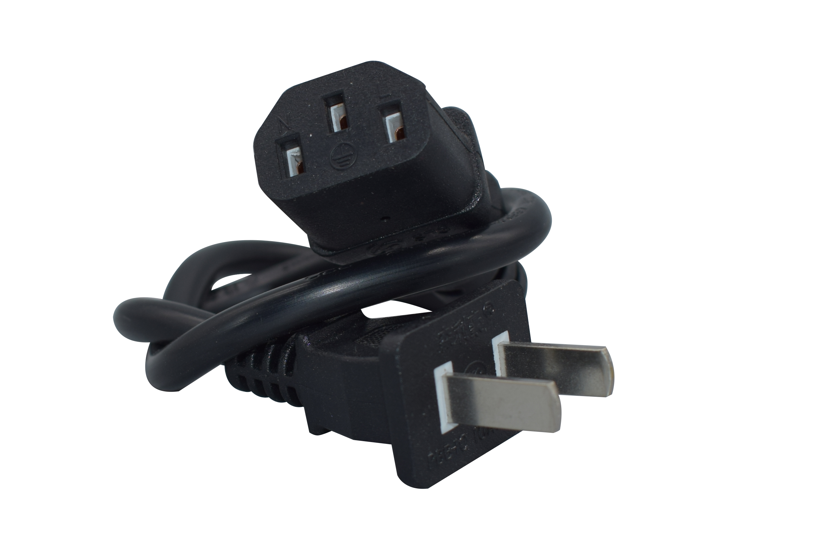 IEC 320 C13 Kettle to NEMA 1-15P 2 Pin JP US male plug AC Power Cable Cord Adapter Charger Monitor 10A 250V