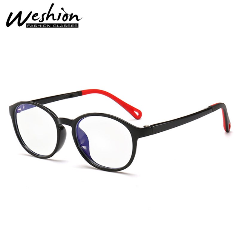 Round Kids Prescription Computer Glasses Optical Frame Blue Light Blocking Children Boy Girls Anti Reflective Eyeglasses UV400