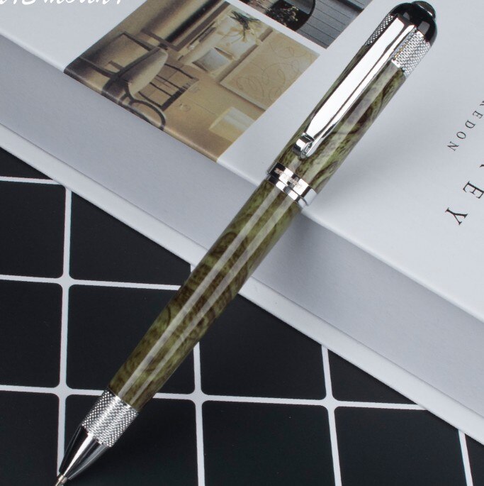 Stylo logo gravure MONTE monture rouge de luxe stylo à bille métal fournitures d'écriture stylos à bille: S
