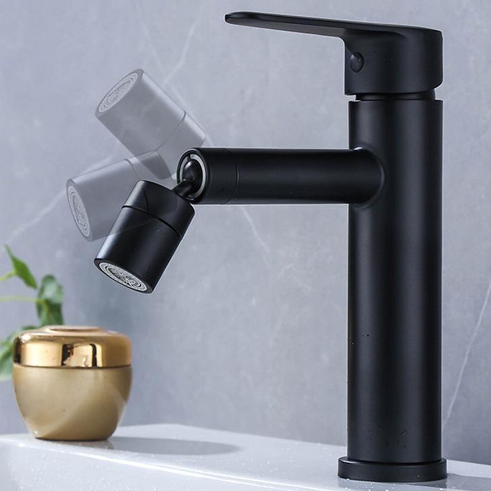 Vessel Sink Faucet Tall Bathroom Sink Faucet Single Handle Basin Mixer Tap Set