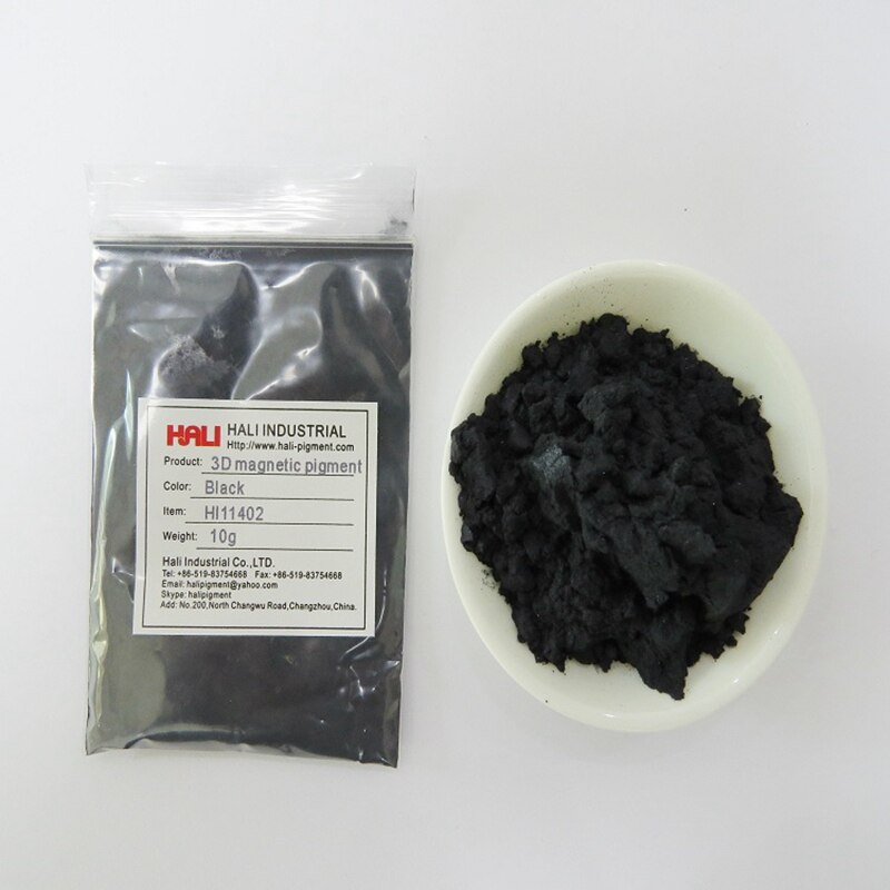 Sælge tredimensionel visuel effekt pigment ,3d farvelægning ,3d perlemor pigment ,1 parti = 200 gram  hl11402 sort,