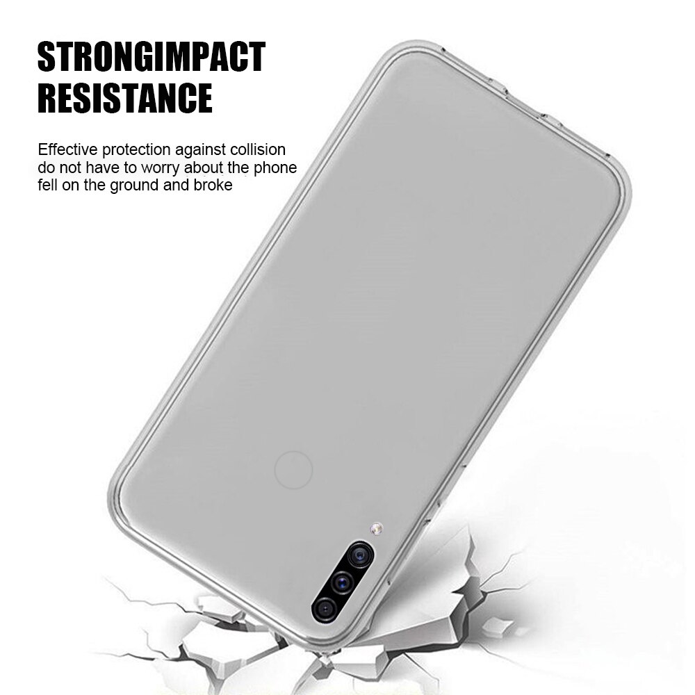 Case For honor 9C 360 full Double Silicon Case For huawei honor 9C 9 C c9 Transparent Body front back cover coque huavei hono 9C