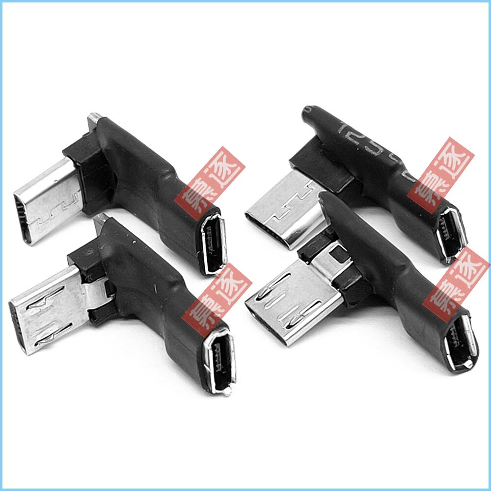 90 Degree USB Left & Right &UP&Down Angled Micro 5pin Female to Micro USB Male Data Adapter To Mini USB Connector Plug Micro USB