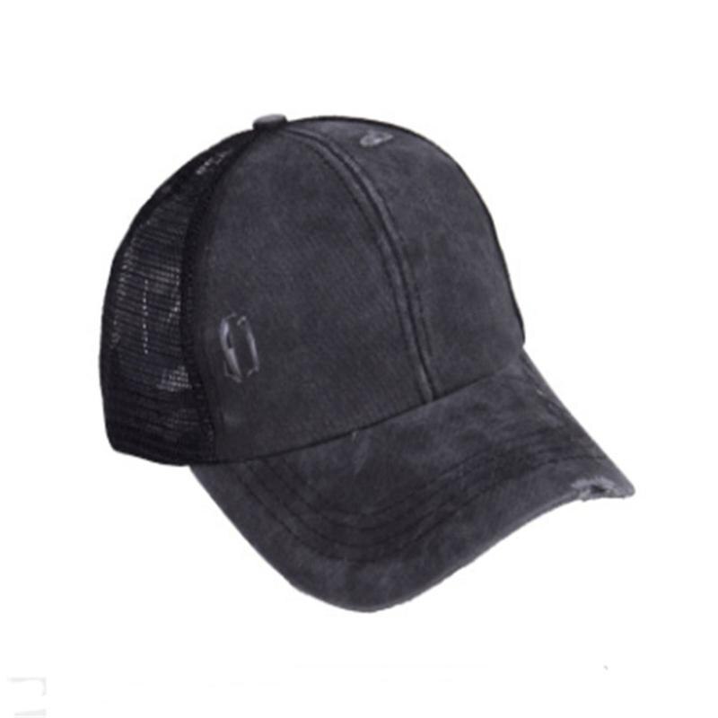 Dropshipping all&#39;ingrosso del cappello della mamma del papà del berretto da Baseball della maglia del camionista atletico regolabile dei nuovi cappelli Funky delle donne dell&#39;uomo 2021: Black