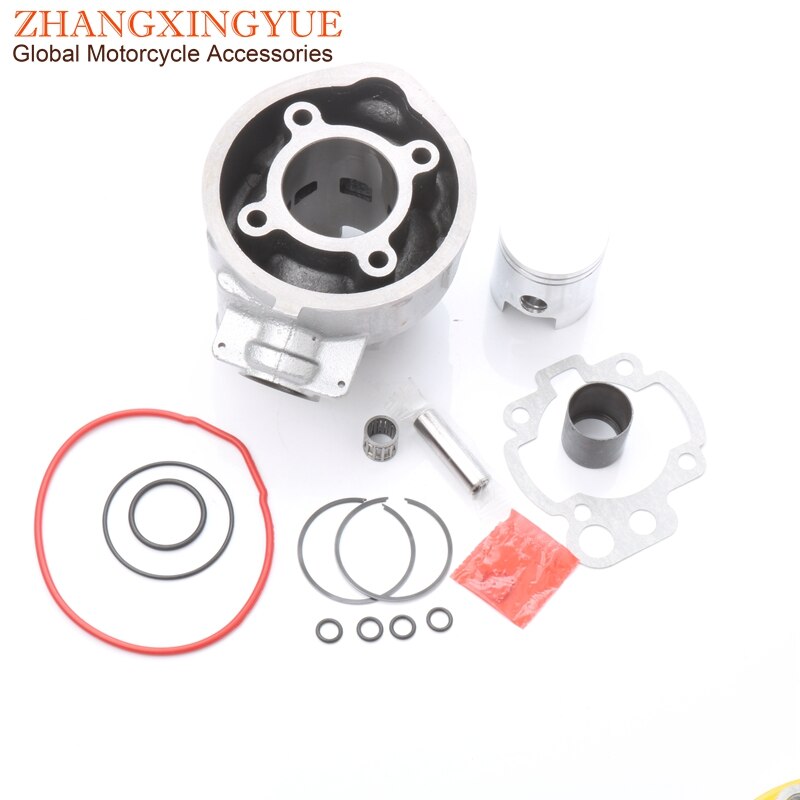 Kit de cilindro de gran cilindro de 70CC, 47mm y Kit de pistón y Junta de cilindro para Sherco Enduro 50 SM Panther urbano, 50cc LC 2T AM6