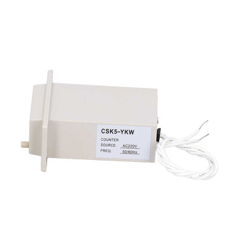 Pulse Counter Accurate Counting Small Indication Error ABS Material Electromagnetic Counter 2.5W Pulse Counter
