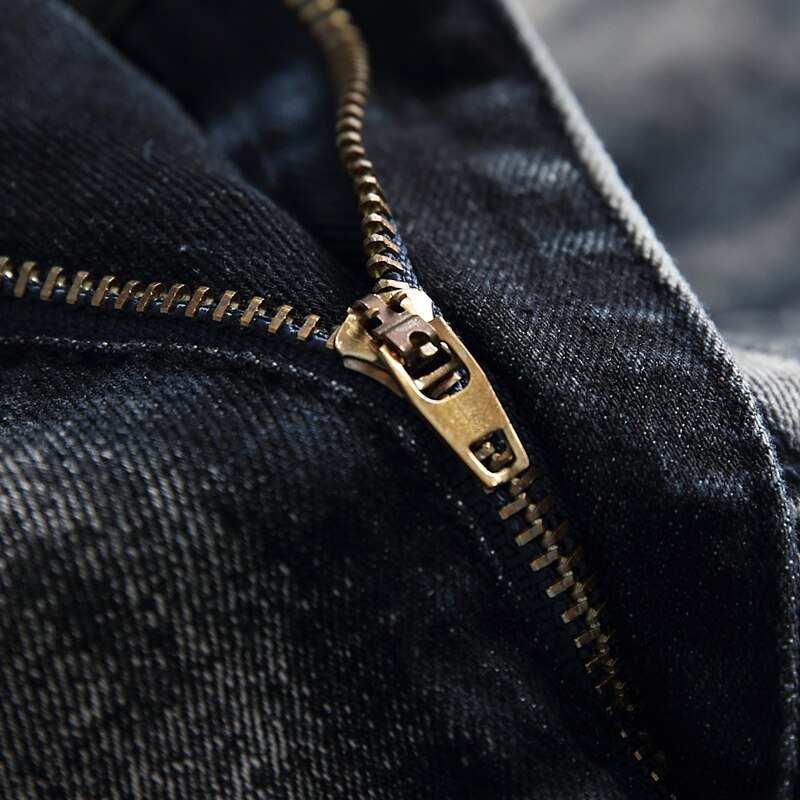 Men Luxury Brand Stretch Plus Size Jeans Gray Jeans Men Long Plus Size Jeans