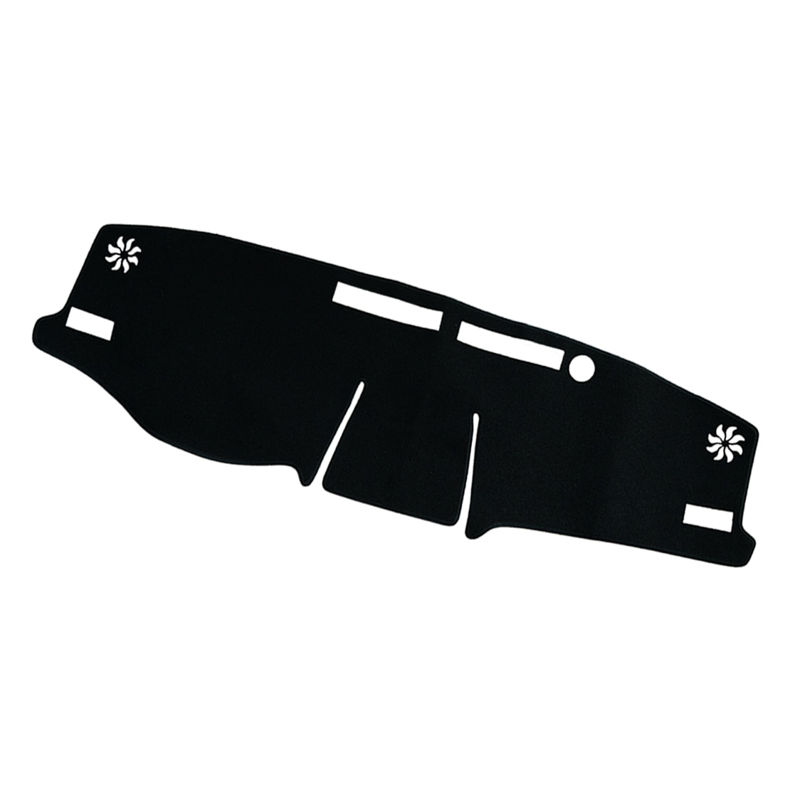 Auto Zwart Polyester Linkerhand Drive Anti-Slip Dashboard Cover Dash Mat Zonnescherm Pad Fit Voor Toyota RAV4
