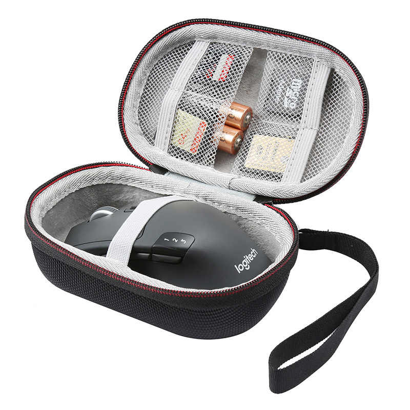 Zopreore capa dura de eva para viagem, bolsa de transporte para logitech m510 m590 m330 m720 m750 m650 g304 g305 mouse sem fio