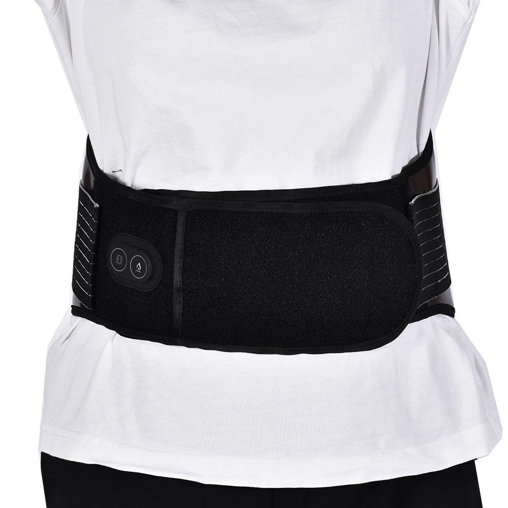 Ceinture Chauffante 2 En 1 Dos Et Mains - 3 Niveaux De Chaleur USB - Lavable - Pour Douleurs Lombaires