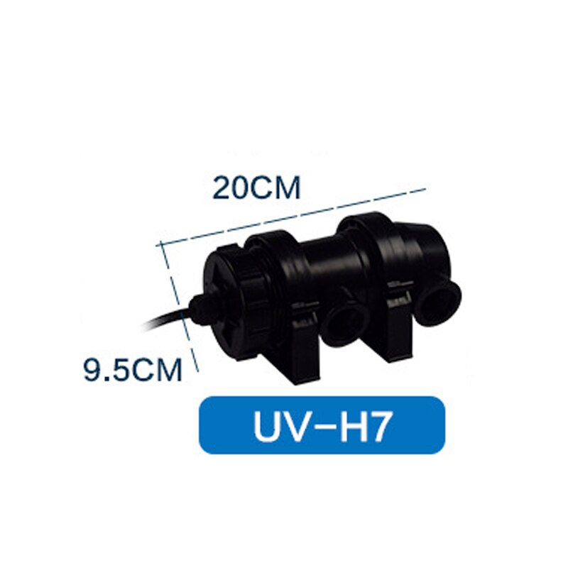 JEBO – lampe de stérilisation UV pour Aquarium, série UV-H H5/H7/H9/H11/H13/H18/H24/H36: UV-H7