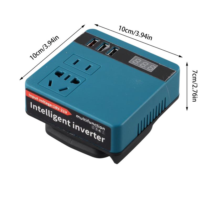 Battery Power Inverter For Makita 18V Li-ion Battery Outdoor Operation Inverter DC 18V to AC 220V Power Station Generator