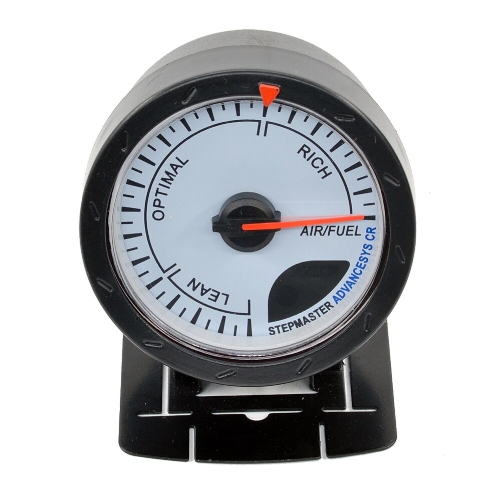 Dragon 2.5" 60MM Advance Narrow Band Auto Air Fuel Gauge Oxygen Sensor O2 Meter White Face Car Modification