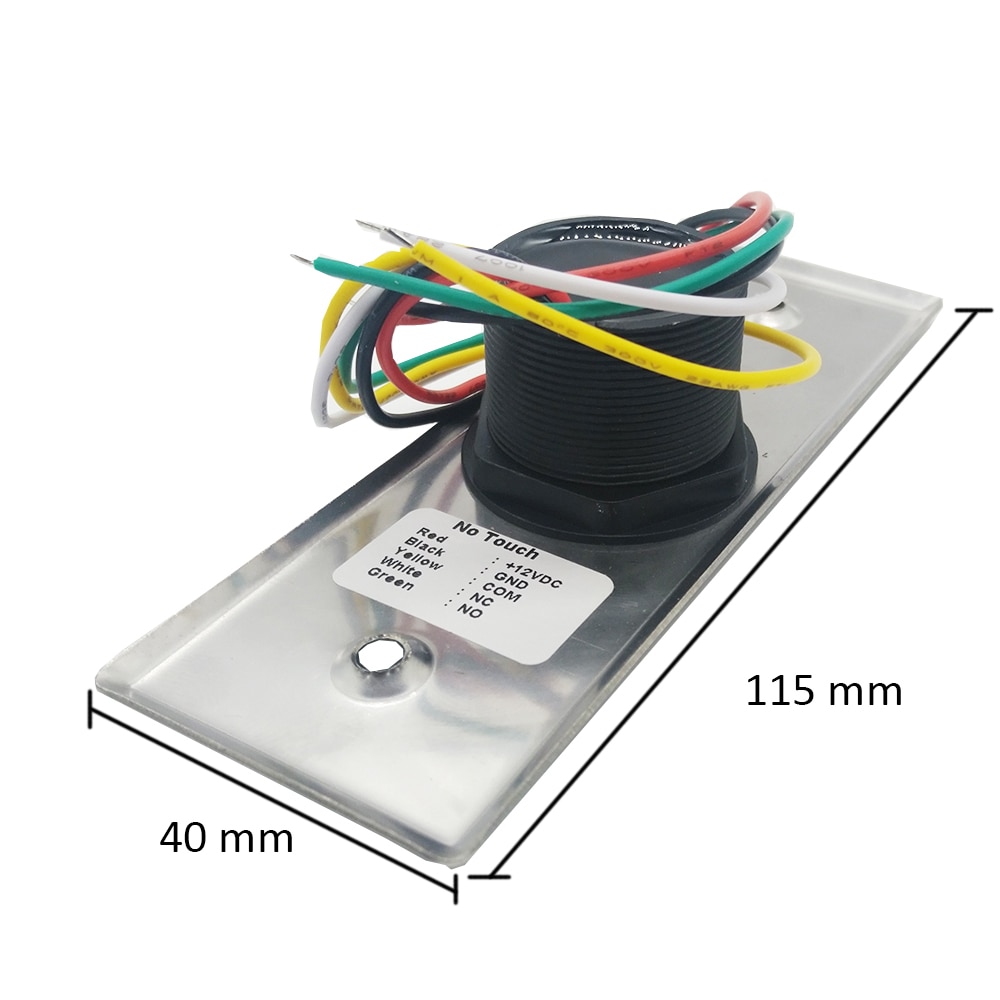 IP68 Waterproof Metal Contacless No Touch Infrared Door Access Control Exit Button