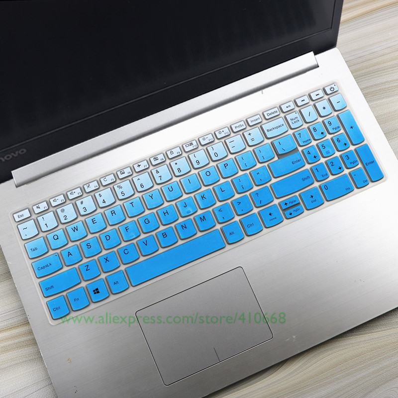 Silcone laptop notebook tastatur cover beskytter til lenovo yoga  c740 (15) c740-15 iml  c 740 15 iml 15.6 tommer med numeriske taster