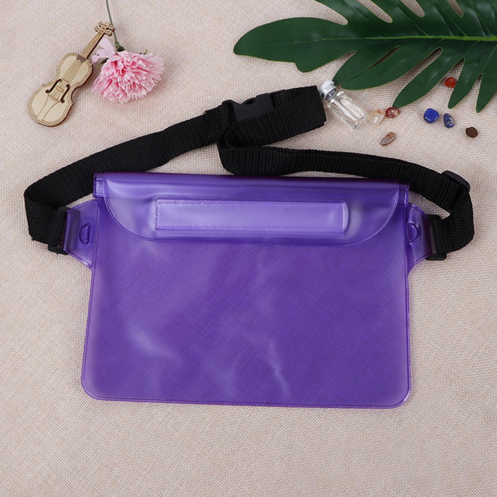 Natation en plein air téléphone portable sac de taille étanche Transparent printemps plage Pvc Collection sac sac étanche: 4