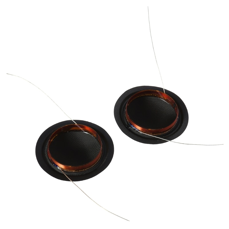 2 Stuks 25.5Mm Tweeters Spreekspoel 1 Inch 8ohm Zijde Membraan Membraan Ksv Treble Speaker Reparatie Accessoires Diy