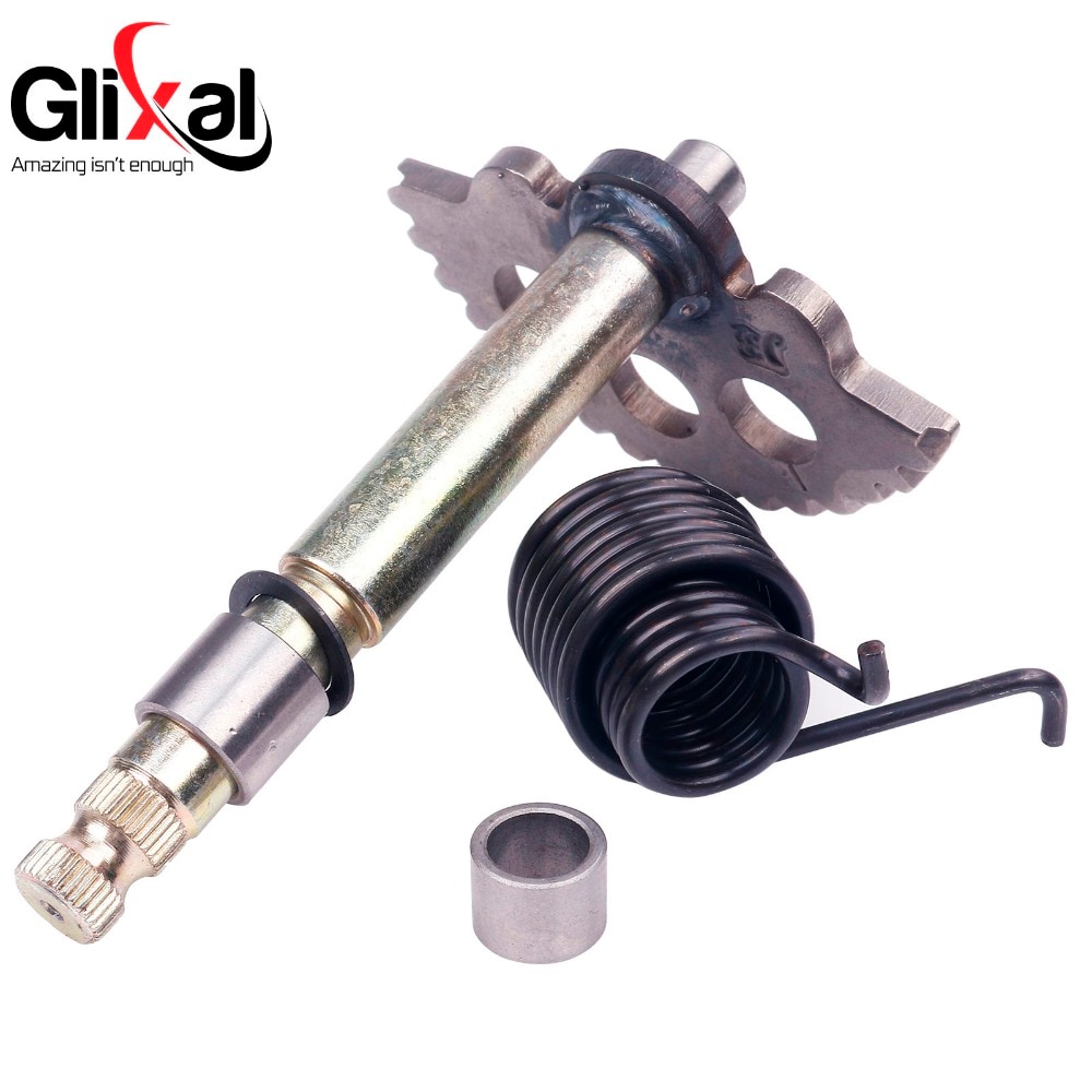 Glixal  gy6 125cc 150cc kick start aksel spindel med fjeder til 152 qmi 157 qmj knallert scooter atv gokart motor
