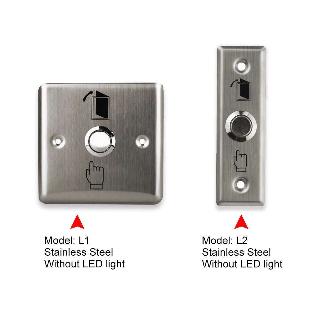 Touch Roestvrij Stalen Deur Exit Drukknop Touch Panel Van Toegangscontrole Systeem Met No/Com