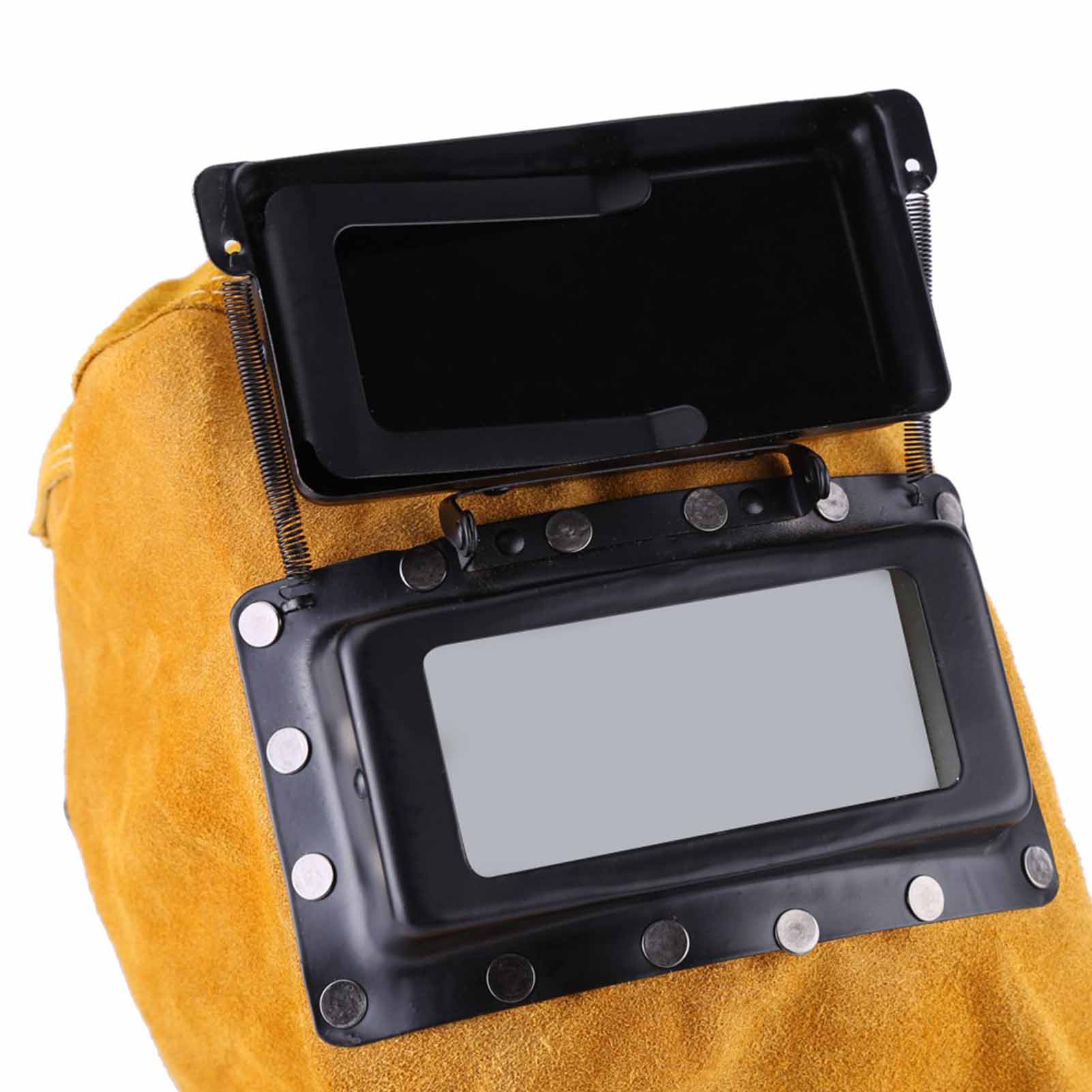 Casco de soldadura transpirable, máscara de casco de soldadura transpirable resistente al calor de buena con lente, casco de soldadura