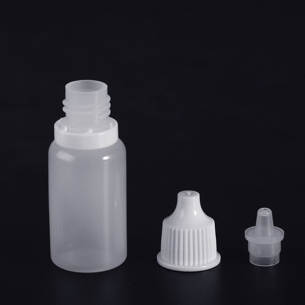 10 stuks 5/10ml lege plastic knijpflesjes druppelflesjes oogdruppelflesjes navulbare flesjes kleine flesjes