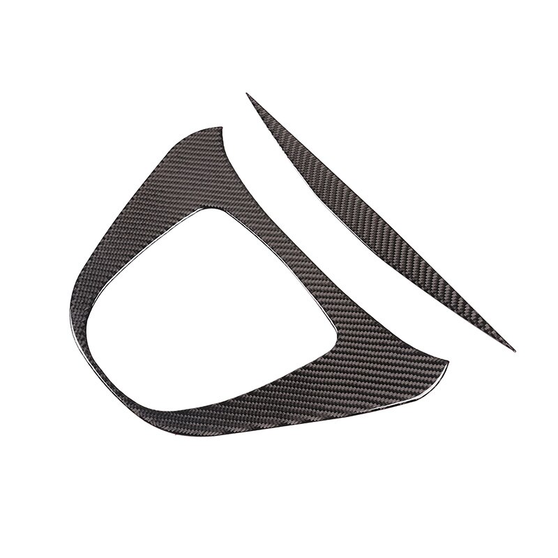 Für Mercedes-Benz V-Klasse 3D Kohlenstoff Fiber Wagen Styling Multimedia Tafel Umfasst Aufkleber Innen Auto Zubehör 2 Stck