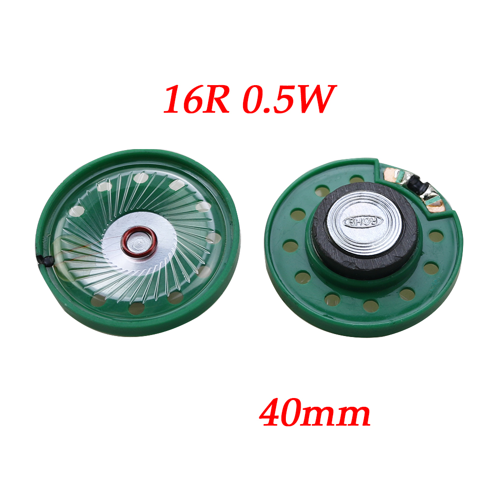 1 Uds 16 Ohm 0,25 W 0,5 W 16 Ohm timbre magnético externo altavoz de juguete 16R diámetro 21mm 23mm 27mm 29mm 36mm 40mm: Oro