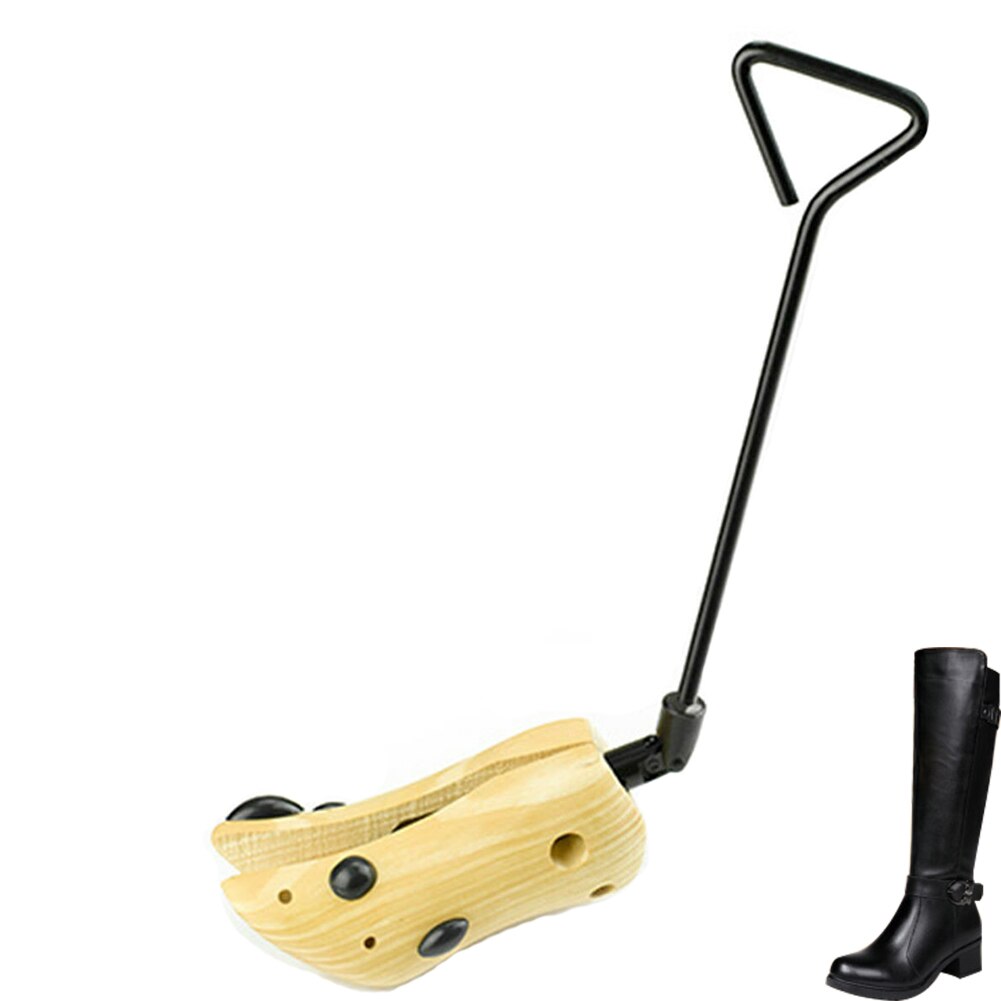 Salto alto sapato maca botas expansor dobra crack unissex keeper titular de madeira anti vinco universal comprimento ajustável