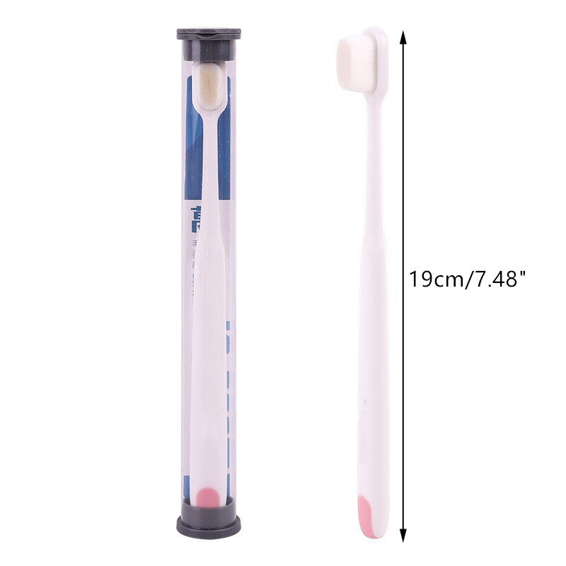 1PC Super Soft Charcoal Bristle Toothbrush Bamboo Ultra-fine Tooth Brush with Holder Deep Cleaning Brush for Oral Care Tools