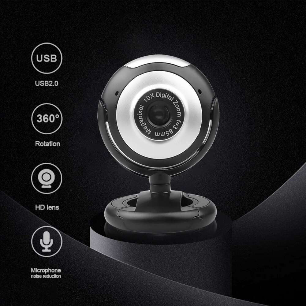 Usb Hd Camera Met Mic 10X Megapixels Power Webcam Voor Computer Pc Laptop Desktop Webcam Camera Web Camera Computer Camera