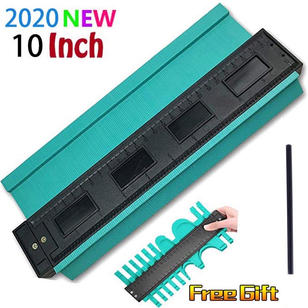 10Inch Contour Copy Duplicator Circular Frame Profile Gauge Tool multifunction angle meter ruler Measuring Wood Work tool #1201